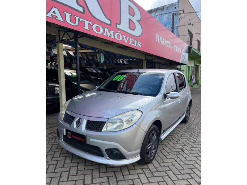 RENAULT - SANDERO - 2008/2008 - Prata - R$ 29.900,00
